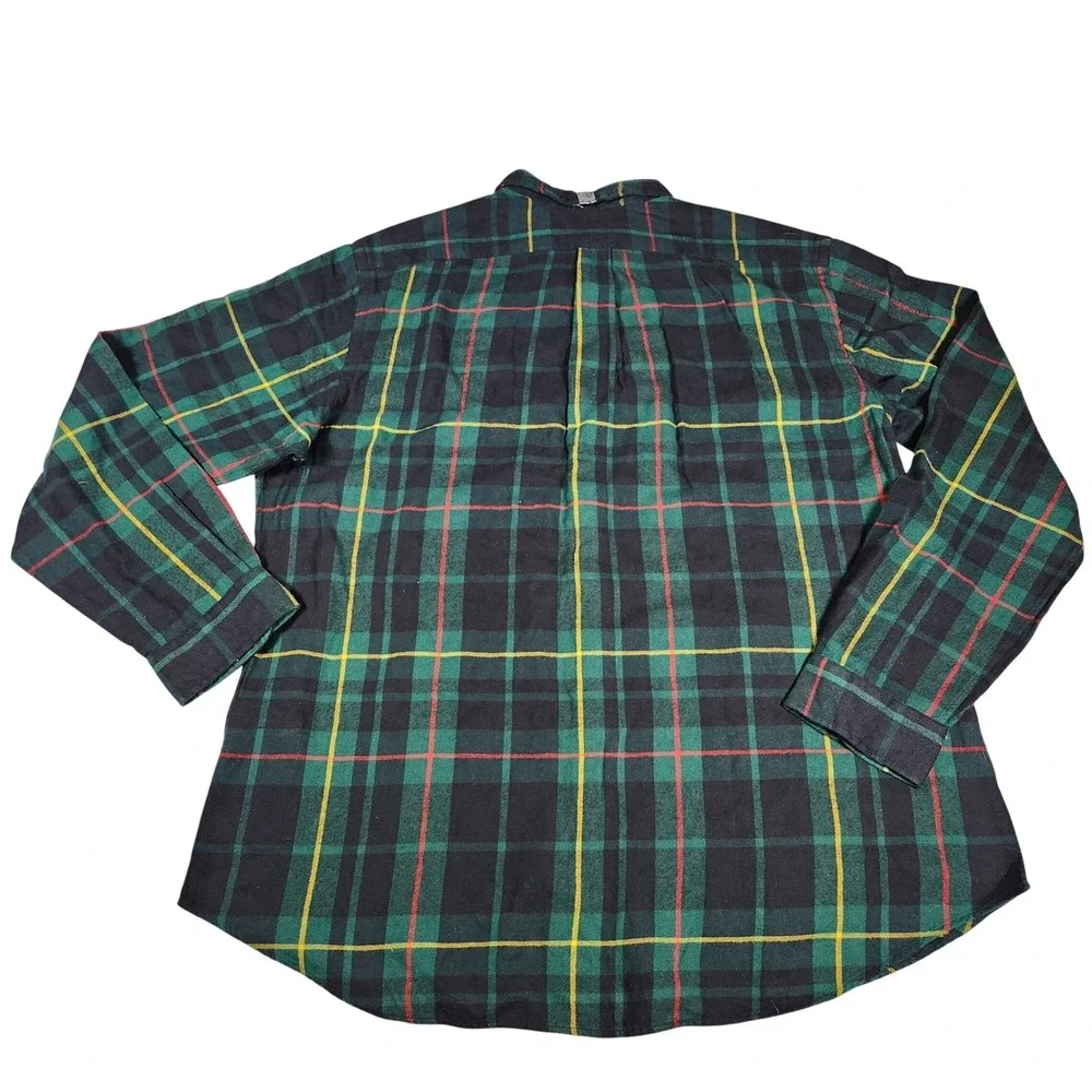 Polo Ralph Lauren Mens XXL Classic Fit‎ Plaid Cotton Flannel New